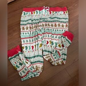 Little sleepies Women's Bamboo Viscose Pajama Pants size large Christmas print
